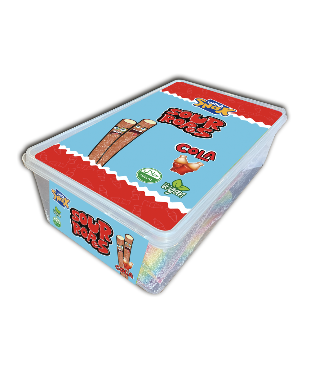 Uniq Snax Cola Sour Ropes 1200-1500G
