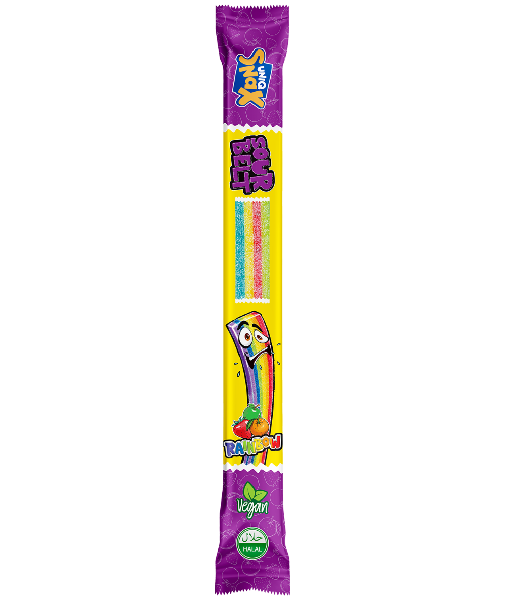 Uniq Snax Rainbow Sour Belt 15G