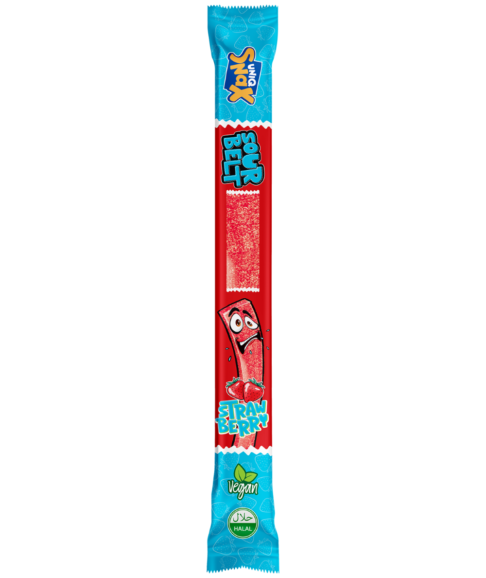 Uniq Snax Strawberry Sour Belt 15G