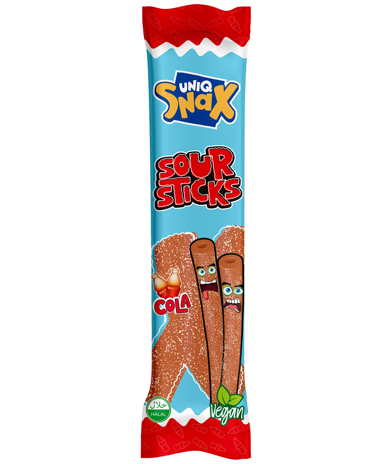 Uniq Snax Cola Sour Sticks 18-30g