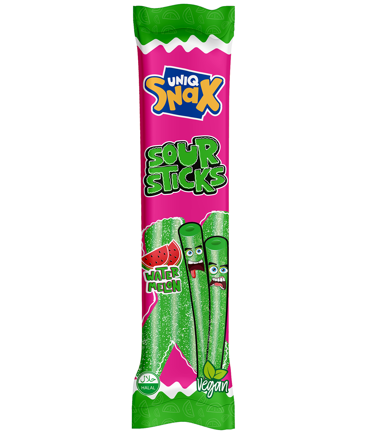 Uniq Snax Watermelon Sour Sticks 18-30g