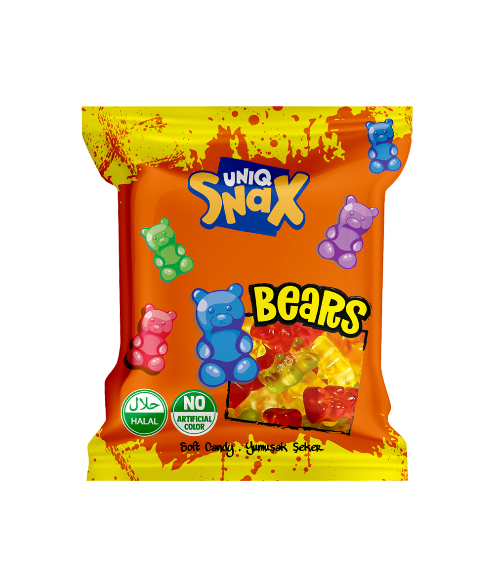 Uniq Snax Bears 80G